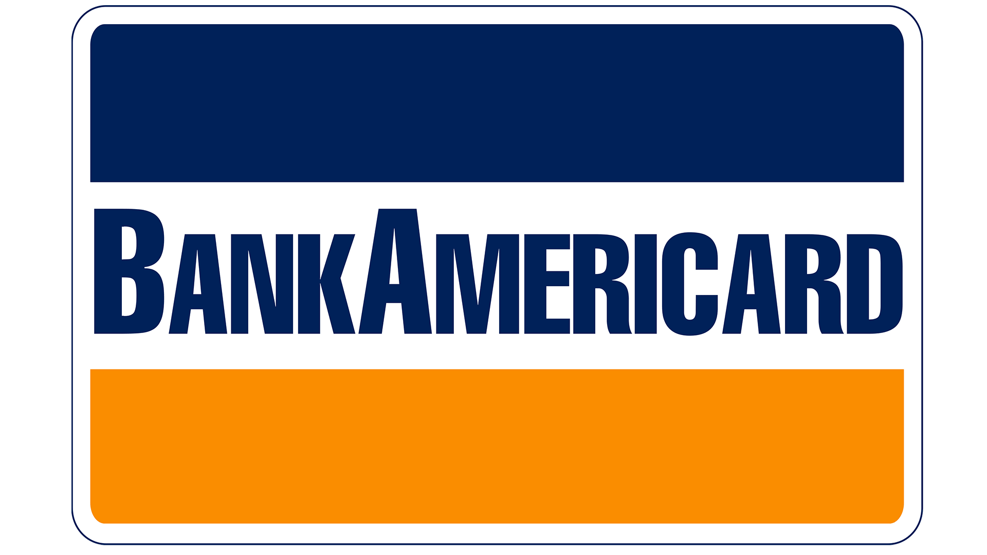 Logo BankAmericard. VISA
