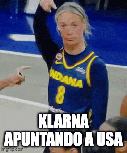 Klarna se tiene que apoyar en Sophie.
