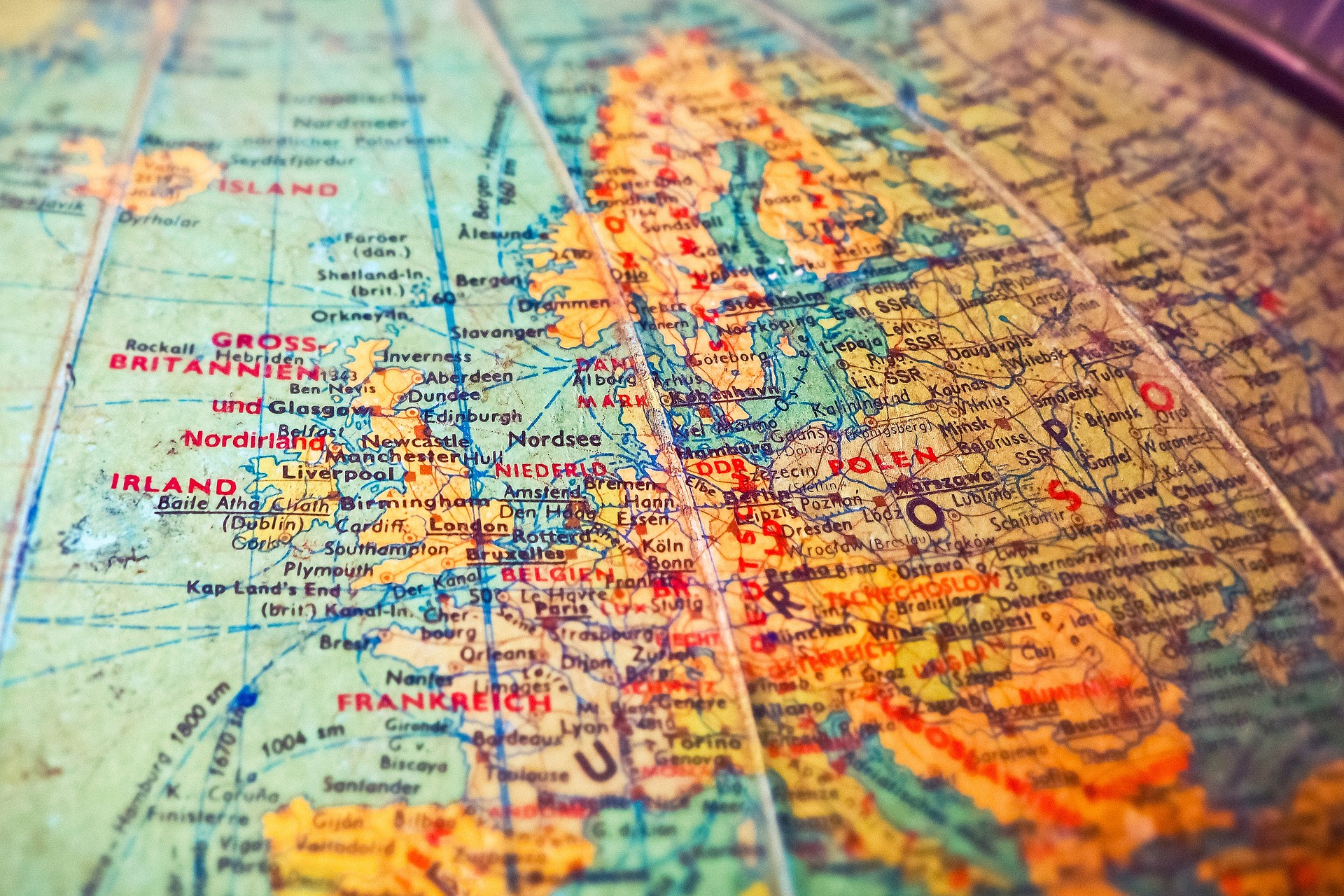 que son los esquemas locales. Europa con gran número de esquemas locales