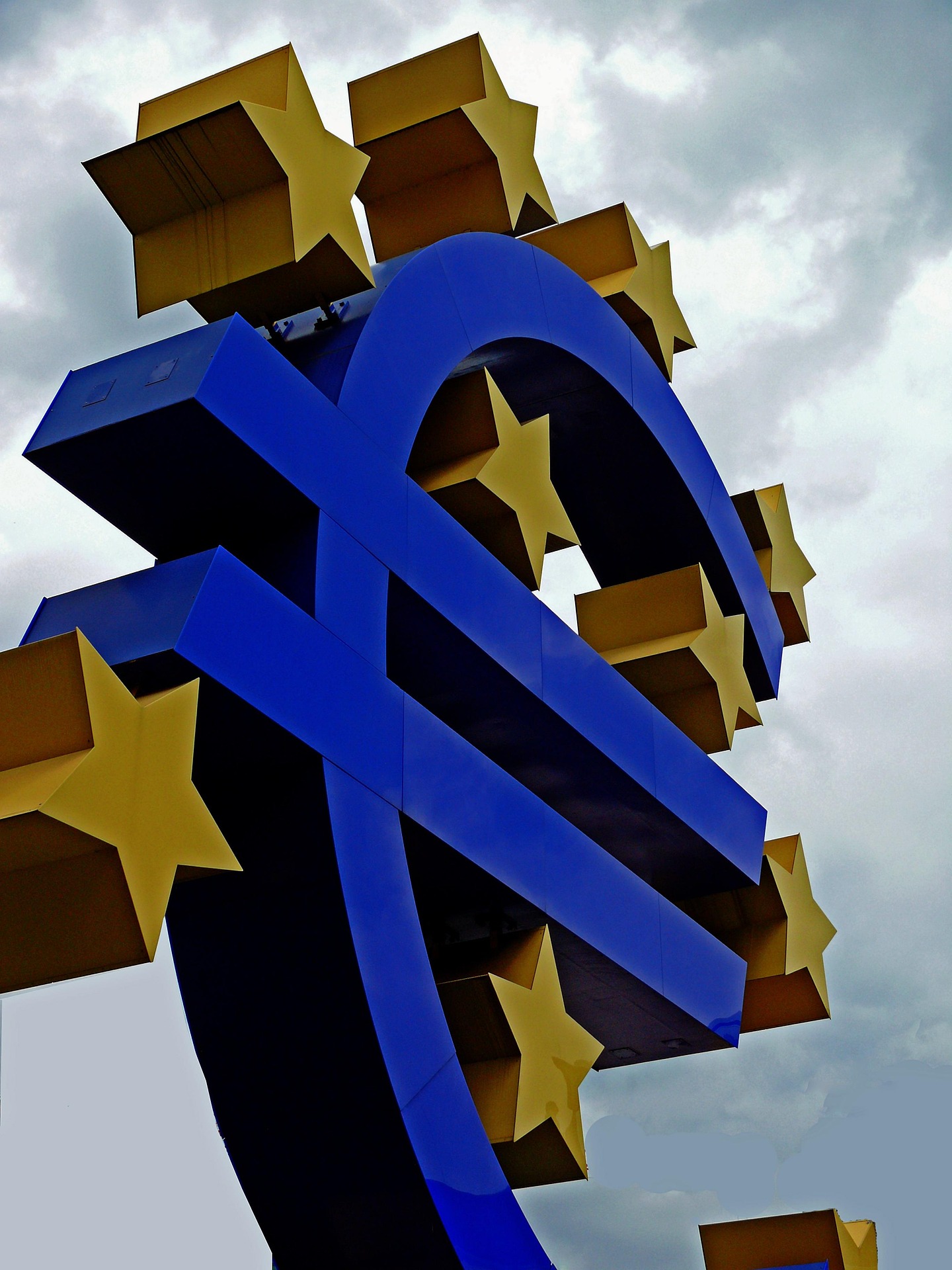 imagen del euro en bruselas